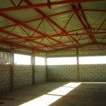 Banovci hala 12x20 h4, kombinovana gradnja zidano-metal